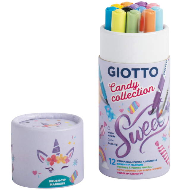 Candy Collection Turbo Soft Brush Pen set of 12