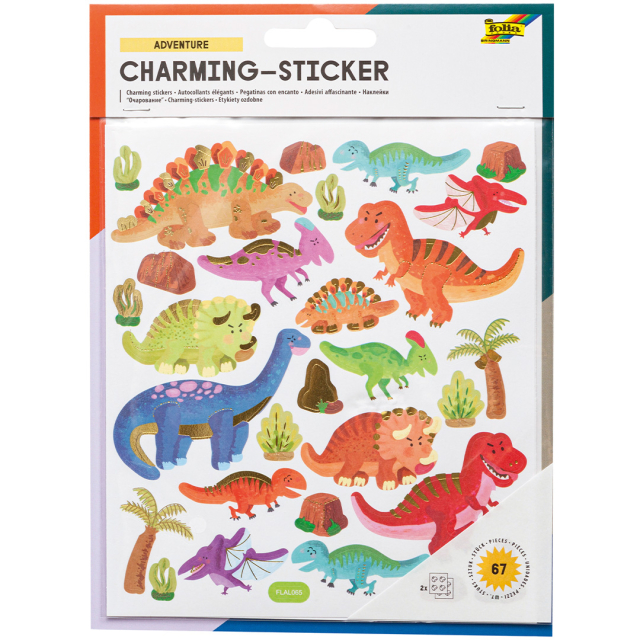 Sticker Dino/Space 2 Sheets