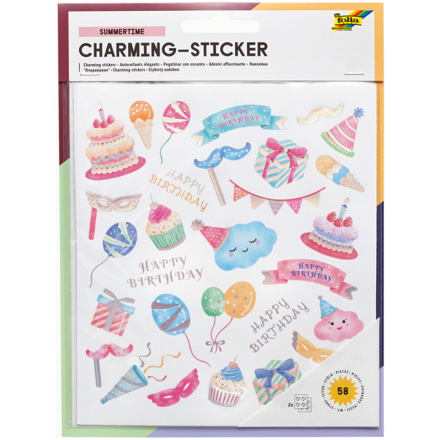 Sticker Summertime 2 Sheets