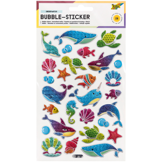 3D Stickers Underwater  1 Sheets