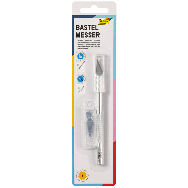 Craft Knife + 4 spare blades