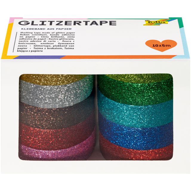 Glitter-Tape 10-pack