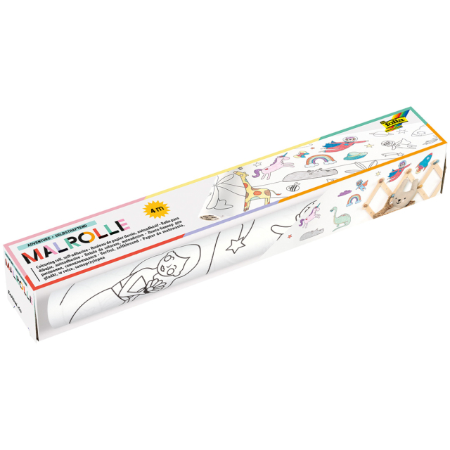 Colouring roll with design 4 m