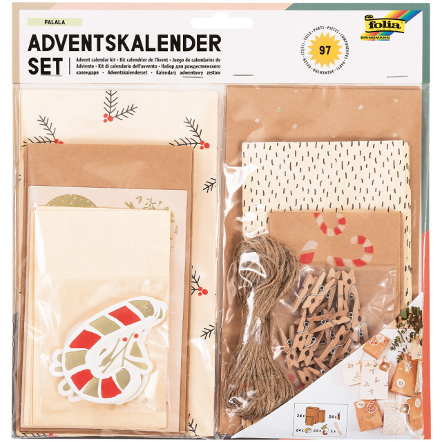 Paper bags for Advent calendar 24-pack