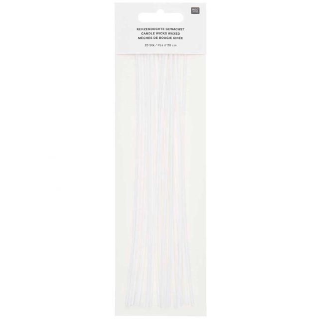 Candle wicks 20 cm 20 pcs