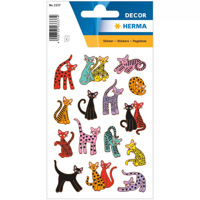 Stickers Cats 3 sheets