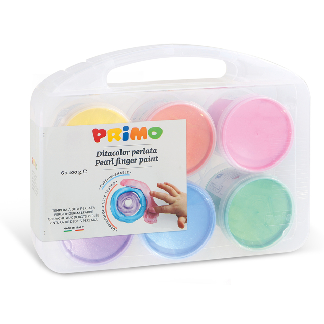 Finger paint Pearlescent-set 6x100g