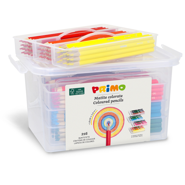 Colouring pencils School 216-pack