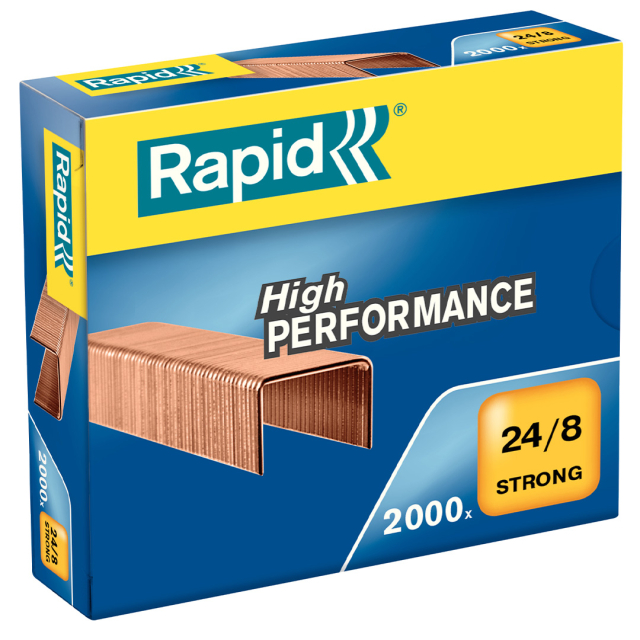 Staple Strong 24/8 copper 2000 pcs