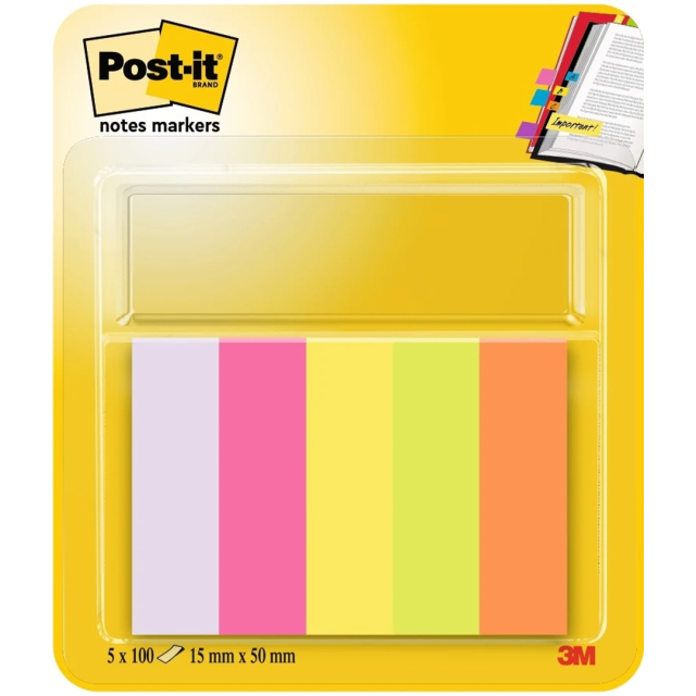 Post-it Index Tabs 15x50 5 colours