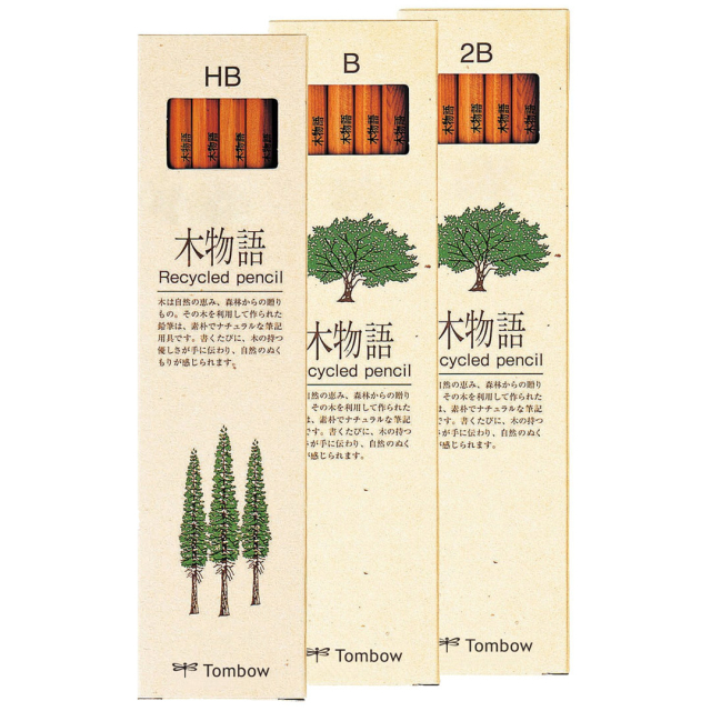 Ki-Monogatari Eco Graphite Pencils Set of 12