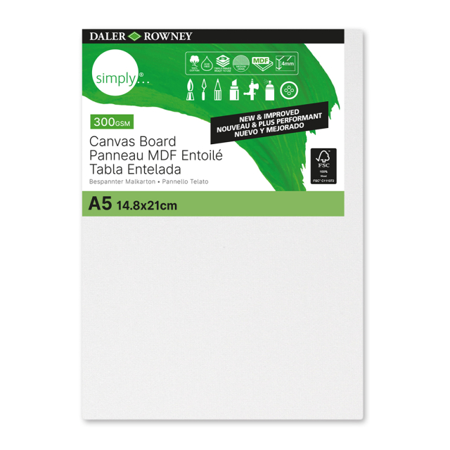 Canvas board Cotton A5