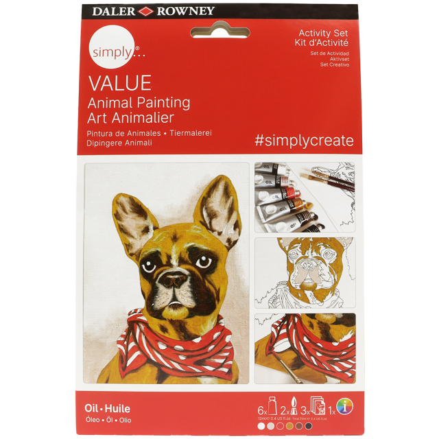 Simply Painting animals with oil paint step-by-step