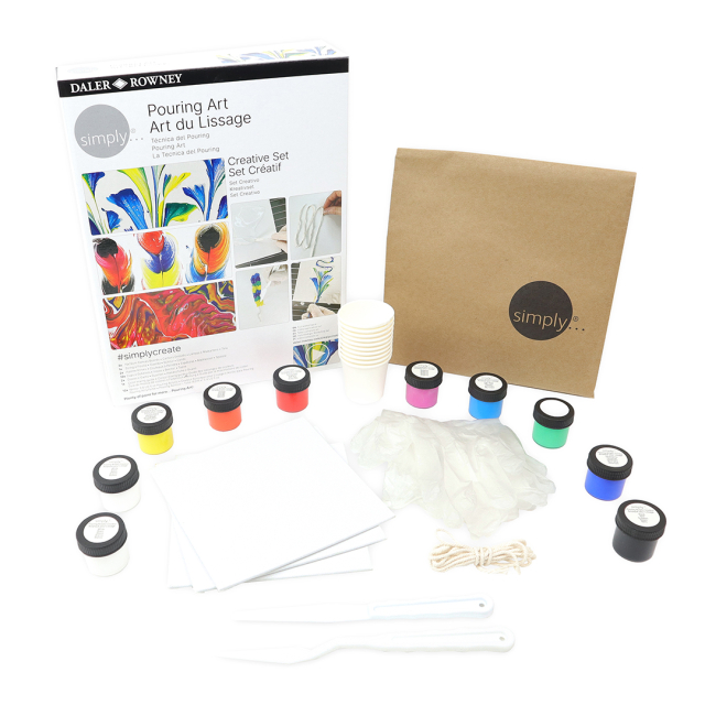 Simply Create with Pouring step-by-step