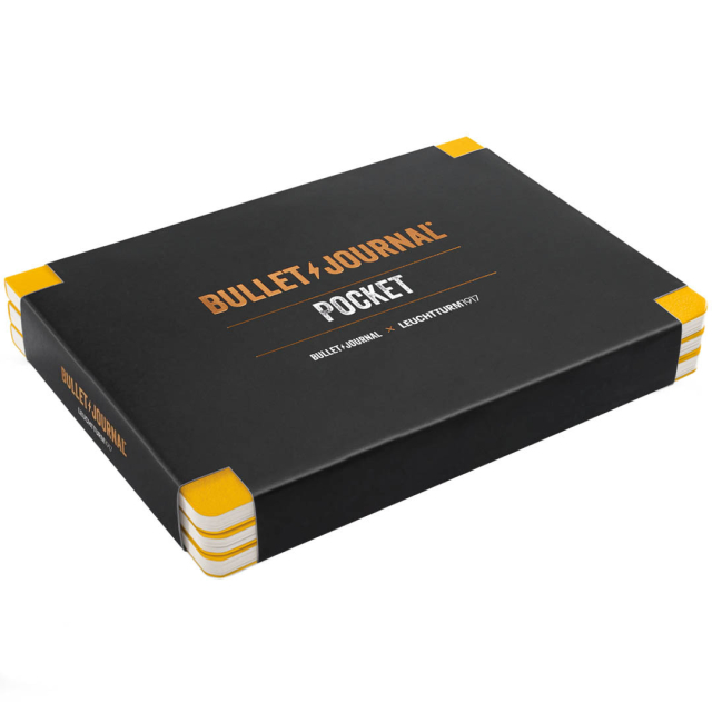 Bullet Journal Pocket 3 pcs Yellow24