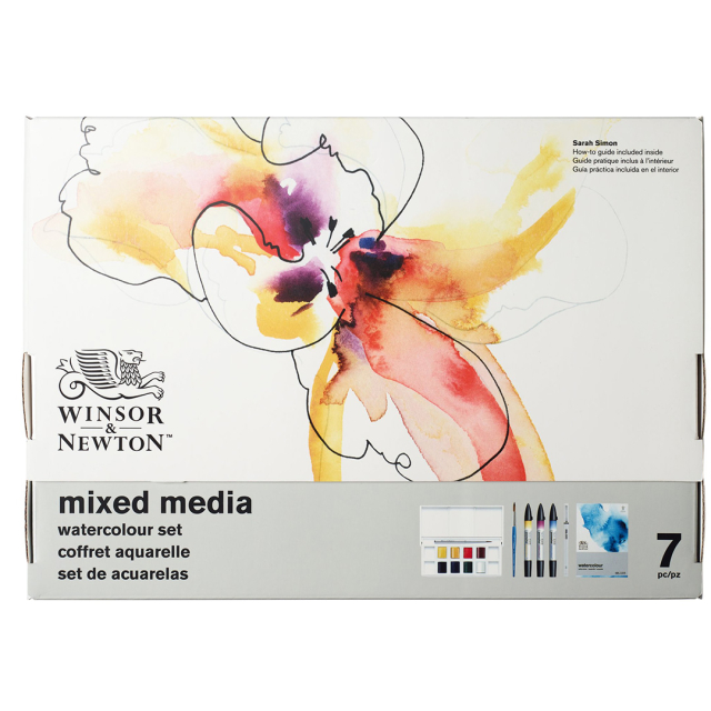 Mixed Media Watercolour 7 psc