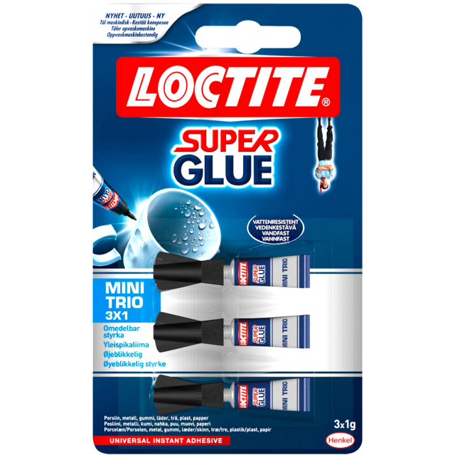 Quick Glue Mini Trio Universal 3x1g
