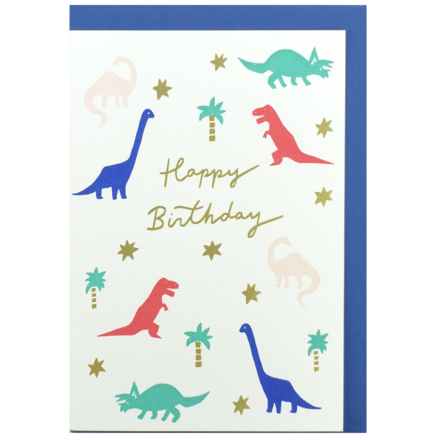 Greeting card Dinosaurs