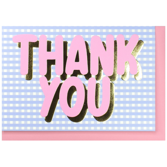 Thank you card