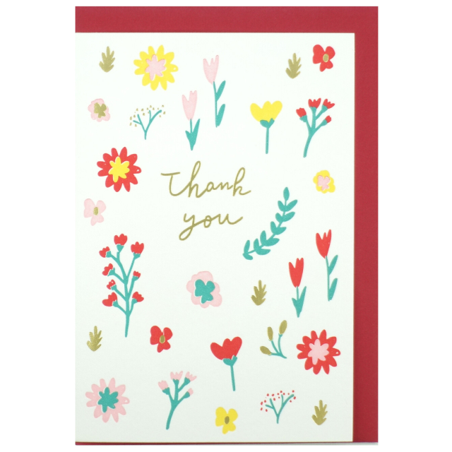 Thank you card Flowers