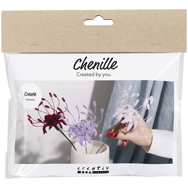 DIY-kit Chenille Flowers Spider Lilies