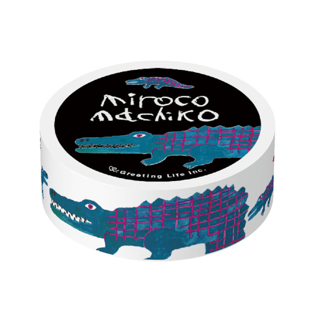 washi-tape Miroco Machiko Crocodile
