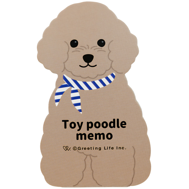 Toy Poodle Memo Pad