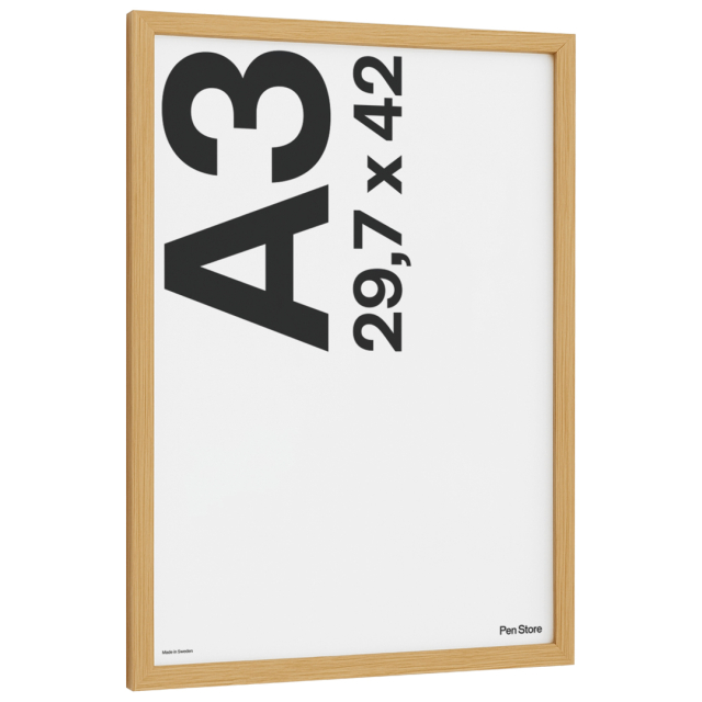 Oak Wood Frame 29,7x42 cm A3