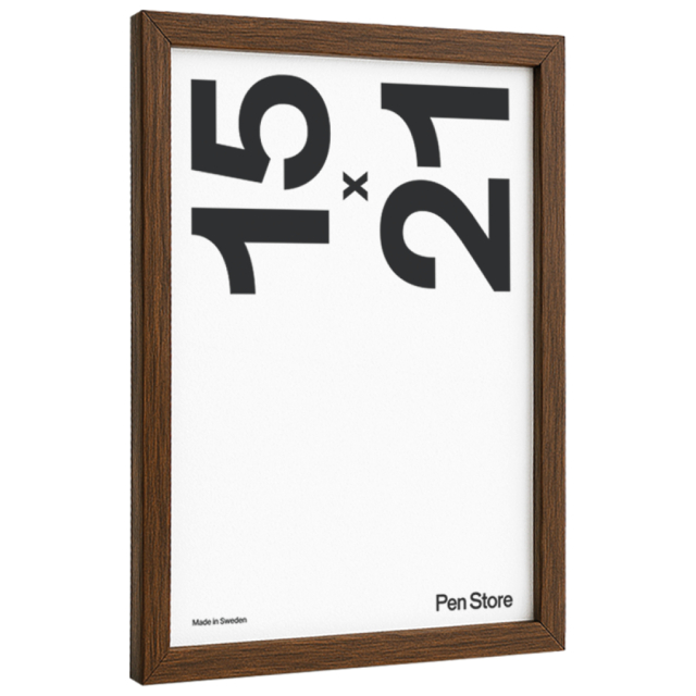 Wooden Frame Walnut Finish 15x21 cm