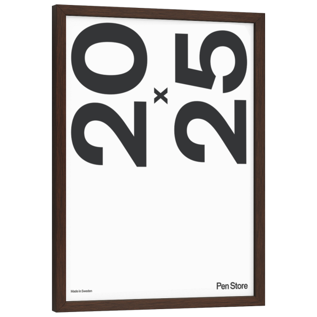 Wooden Frame Walnut Finish 20x25 cm