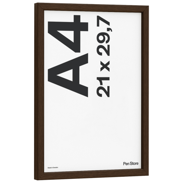 Wooden Frame Walnut Finish 21x29,7 cm A4