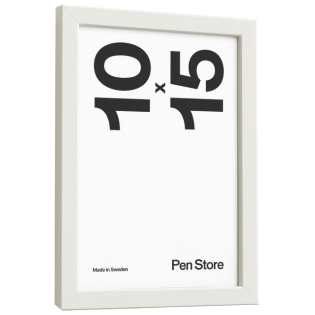 White Wooden Frame 10x15 cm