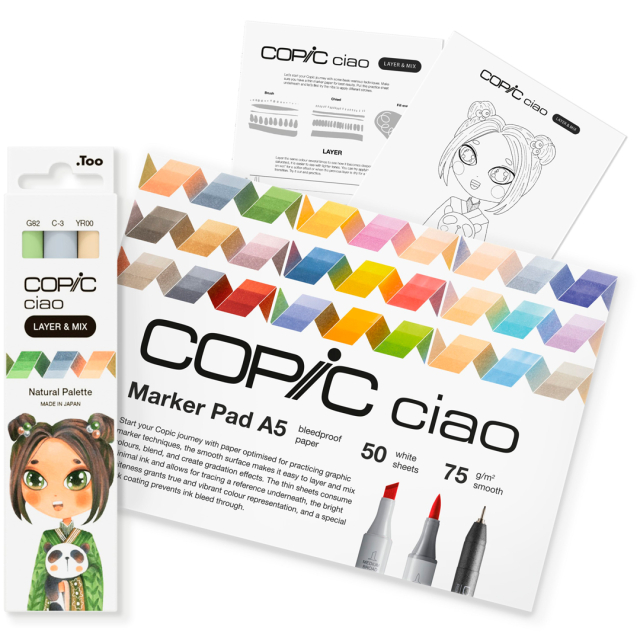 Ciao Layer & Mix Manga Starter Set Natural