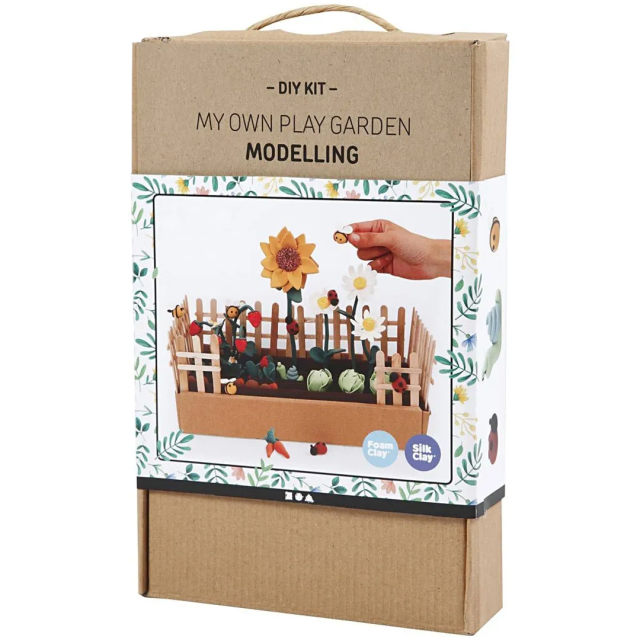 Create your own play garden in clay (3 years+)