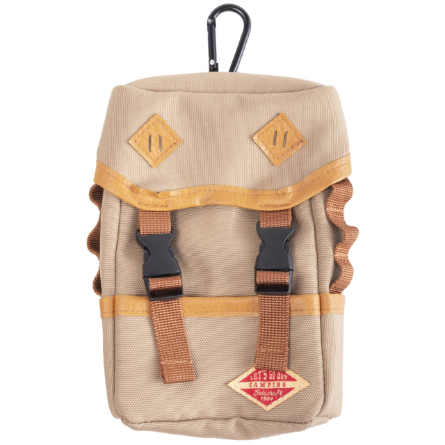 Mini Backpack Pouch Beige