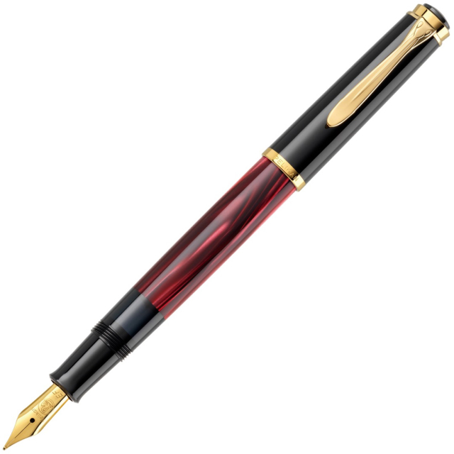 Classic M200 Fountain Pen Red-marbled