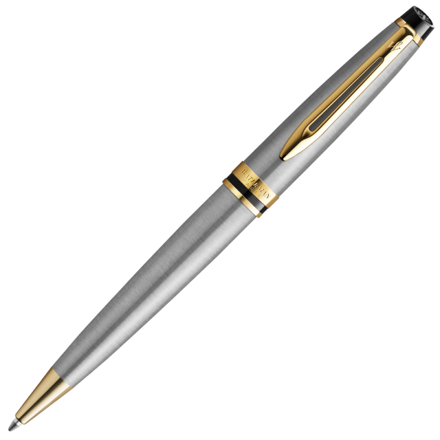 Expert Steel/Gold Ballpoint