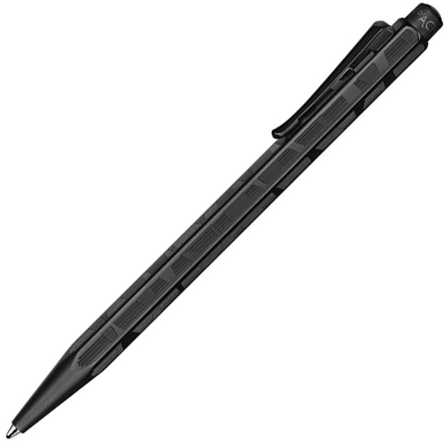 Ecridor Black Lines Set Ballpoint Pen and Leather Case