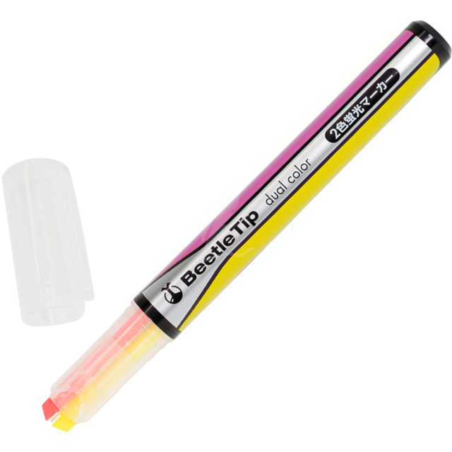 Highlighter two-colour Yellow/Pink