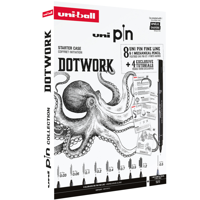 Pin Fine Line Dotwork Set