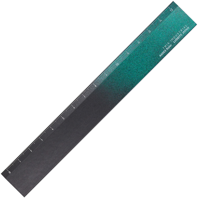 Ruler Aluminium 15 cm Polarized Coating