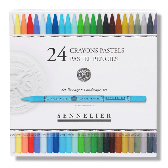 Pastel pen set 24-pack Landscape