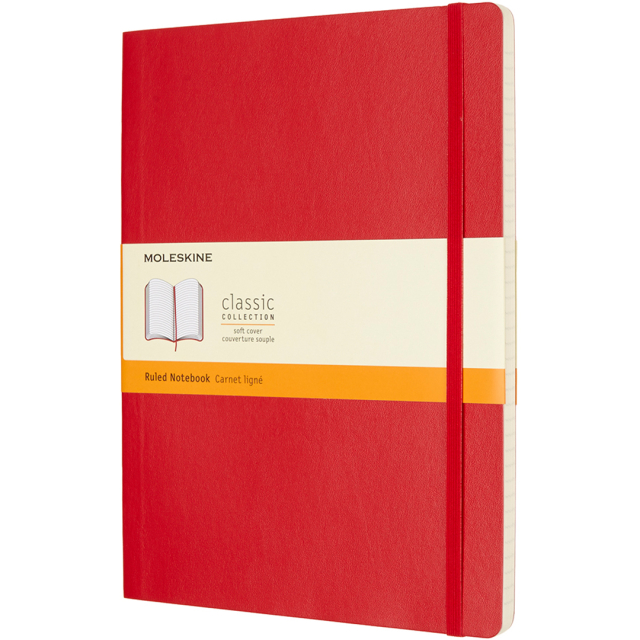 Classic Soft Cover Notebook XL Red