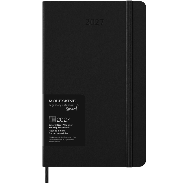 Calendar 12M Smart PRO Digital Weekly Note 2027 Large Black