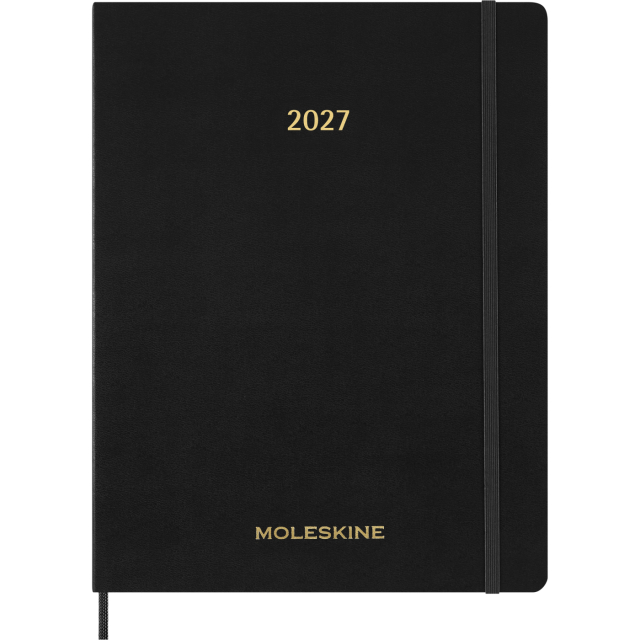 Calendar 12M Weekly Vertical 2027 Essential Softcover XXL Black