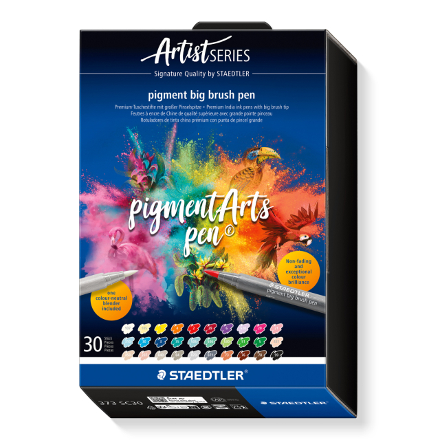Pigment Arts Big Brush Pen set of 30 +