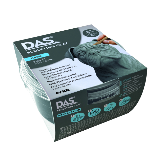 Modelling clay 230 g Grey Pot