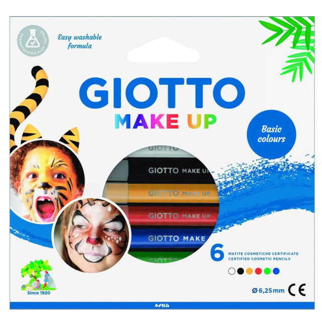 Make Up Classic Face Paint Pencils 6-Pack