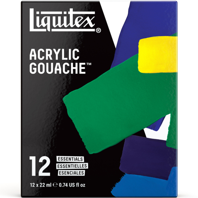 Gouache Paint Essentials Set 12x22 ml