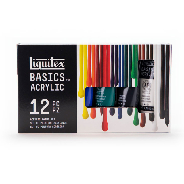 Basics Acrylic Paint Set 12x22 ml